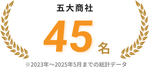5大商社45人